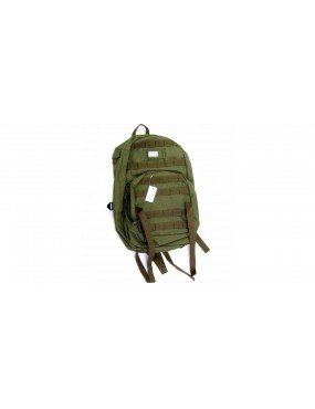 MILITARY GREEN TACTICAL BACKPACK WITH 2 POCKETS [H6294V]