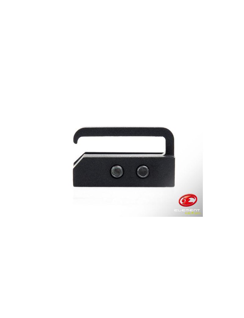 ELEMENT CLIP PER CINGHIA PER SLITTE 20mm NERO [EL-EX286B]