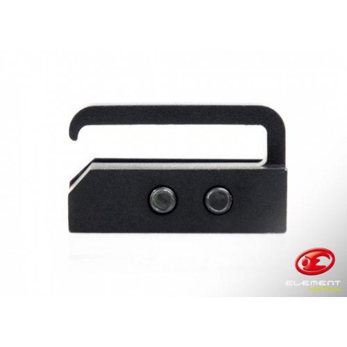 ELEMENT CLIP PER CINGHIA PER SLITTE 20mm NERO [EL-EX286B]