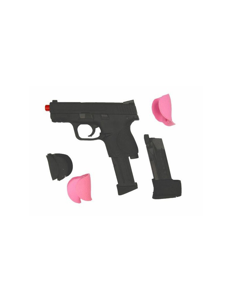 WE GAS PISTOL MODEL LITTLE BIRD BLACK BLOWBACK [W002B]