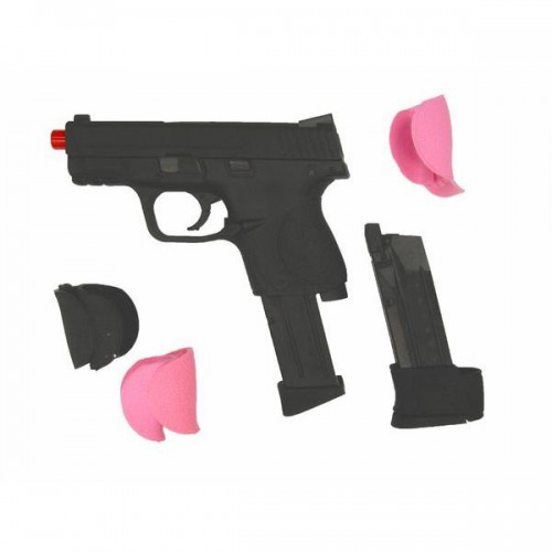 WE GAS PISTOL MODEL LITTLE BIRD BLACK BLOWBACK [W002B]