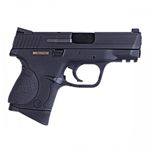GAS PISTOL MODEL MP9 BIG BIRD BLACK BLOWBACK WE [W001B]