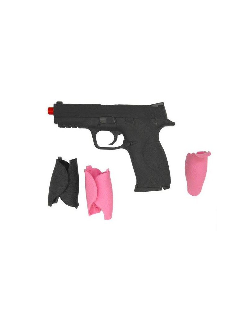GAS PISTOL MODEL MP9 BIG BIRD BLACK BLOWBACK WE [W001B]