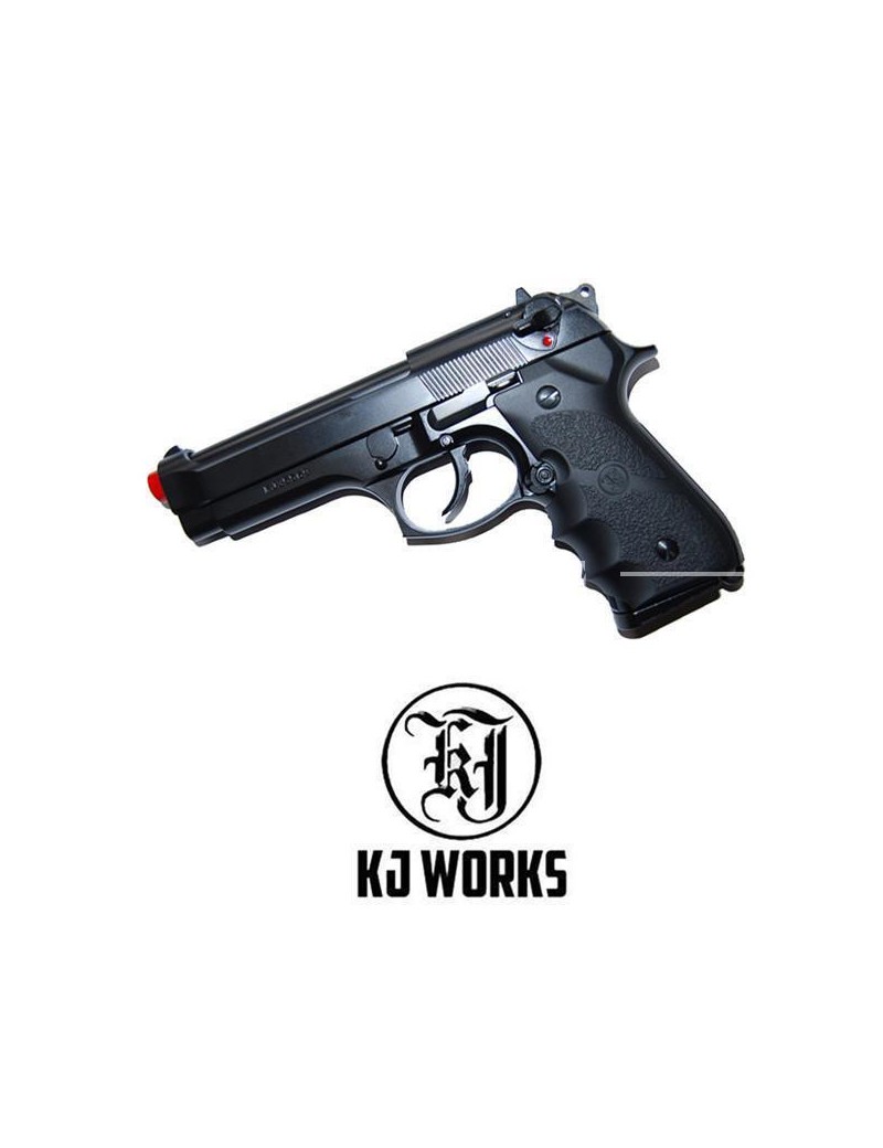 B92F GAS BLOWBACK PISTOL VOLLMETALL KJW [GGB TM]