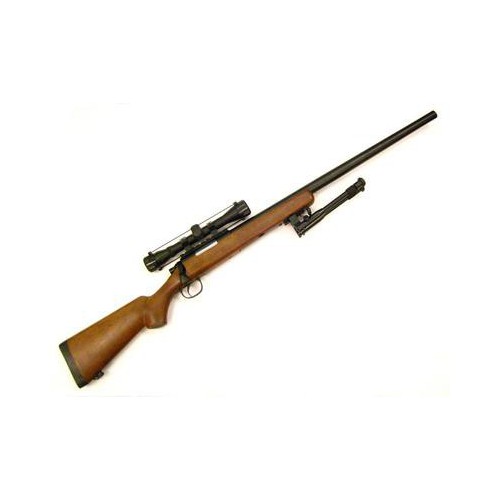 AIRSOFT RIFLE SNIPER VSR10 4X32 GUT HOLZOPTIK [MB03BW-O]