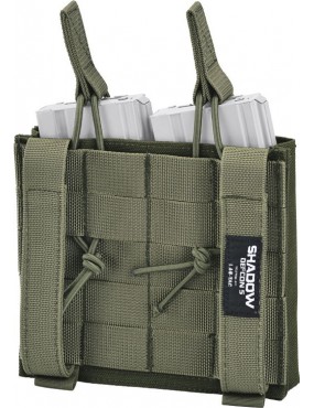 CARGADOR DOBLE ABIERTO VERDE DEFCON 5 [D5-LAS_M4AKDO OD] 2