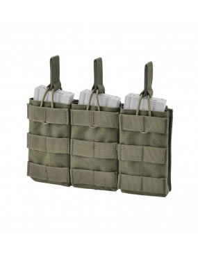 BOLSILLO TRIPLE CARGADOR ABIERTO VERDE DEFCON 5 [D5-M4AK3DO OD]