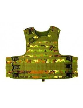 CORPETTO TACTICAL VEST CON MOLLE PER ACCESSORI VEGETATO  [V1029TC]