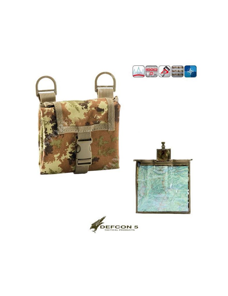 ITALIAN VEGETABLE SPRING MAP POUCH POCKET [D5-MPK VI]