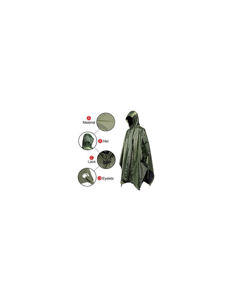 PONCHO VERDE IMPERMEABLE FOSTEX [325235]