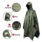 PONCHO IMPERMEABILE VERDE FOSTEX [325235]