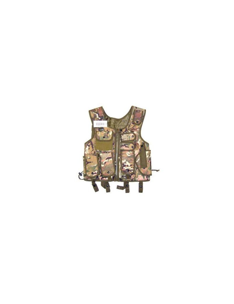 CORPETTO TATTICO KILLER MULTICAM CON 7 TASCHE E FONDINA  [H4191MUL]