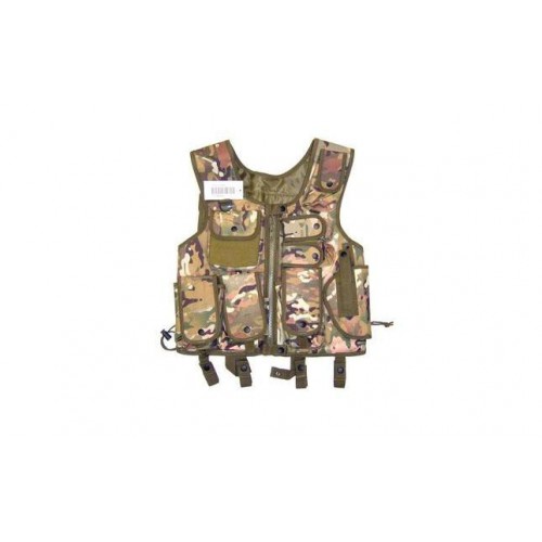 CORPETTO TATTICO KILLER MULTICAM CON 7 TASCHE E FONDINA  [H4191MUL]