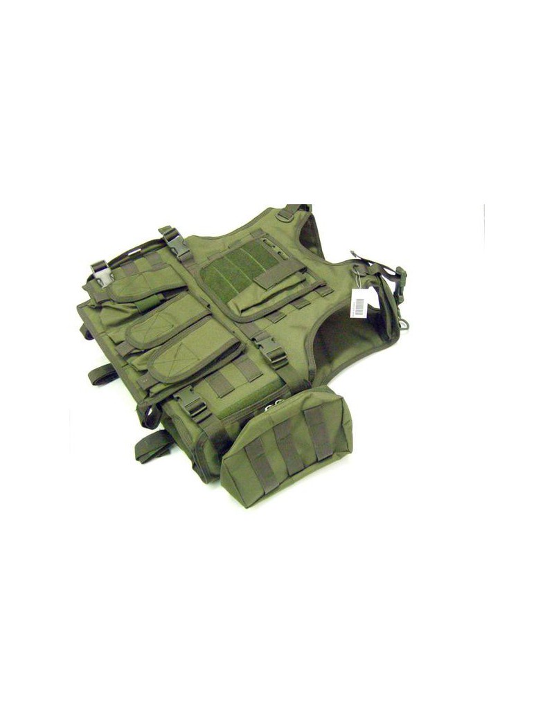 TACTICAL VEST BODY ARMOR GREEN [RP-322-V]