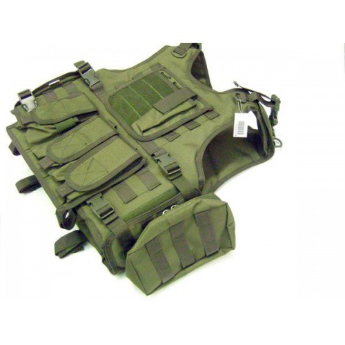 TACTICAL VEST BODY ARMOR GREEN [RP-322-V]
