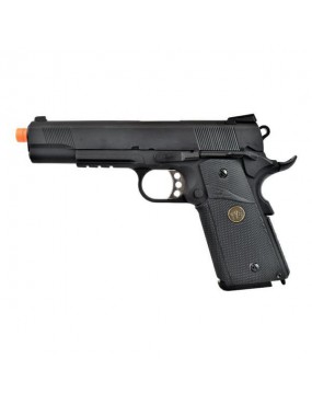 WE PISTOLA A GAS 1911 M E U RAIL NERA  [WE08B]