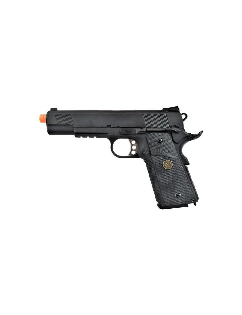 WE GAS PISTOL 1911 MEU RAIL NEGRO [WE08B]