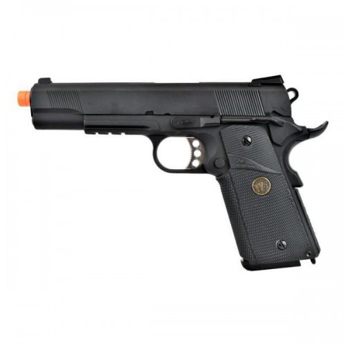 WE GAS PISTOL 1911 MEU RAIL NEGRO [WE08B]