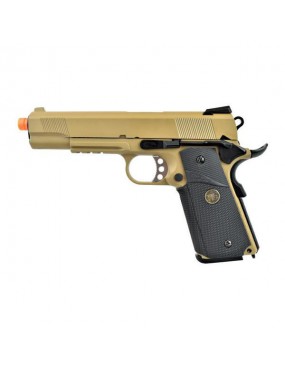 WE PISTOLA A GAS 1911 M E U RAIL TAN  [WE08T]