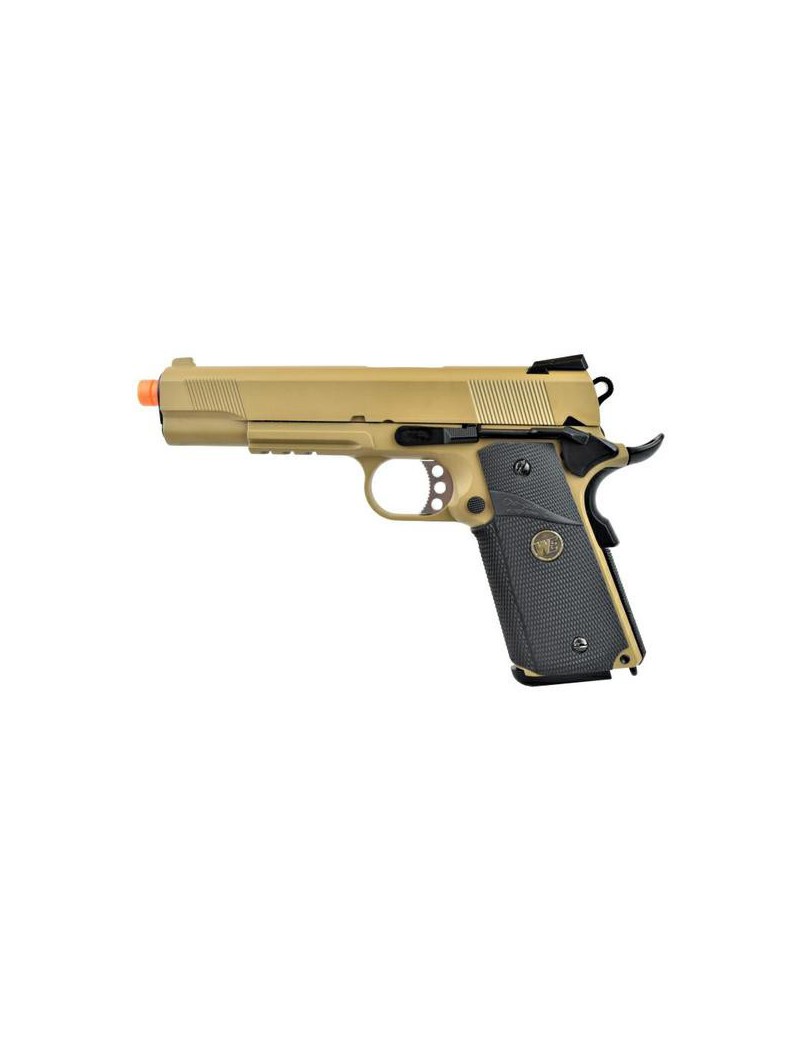 WE PISTOLA A GAS 1911 M E U RAIL TAN  [WE08T]