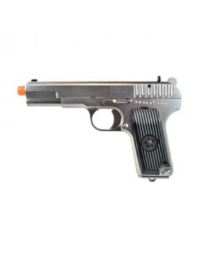 PISTOLA DE GAS TT33 TOKAREV 1933 BLOWBACK SILVER WE [WE12S]