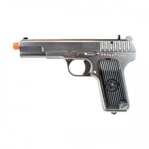 PISTOLA A GAS TT33 TOKAREV 1933 SCARRELLANTE SILVER WE  [WE12S]