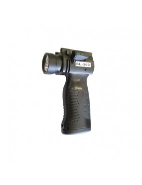 HANDLE WITH LASER AND 300LUMEN LED TORCH ROYAL [SL300]