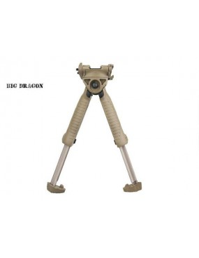 HANDLE WITH TACTICAL BIPOD T-POD G2 FD TYPE TAN BIG DRAGON [BD-8615T]