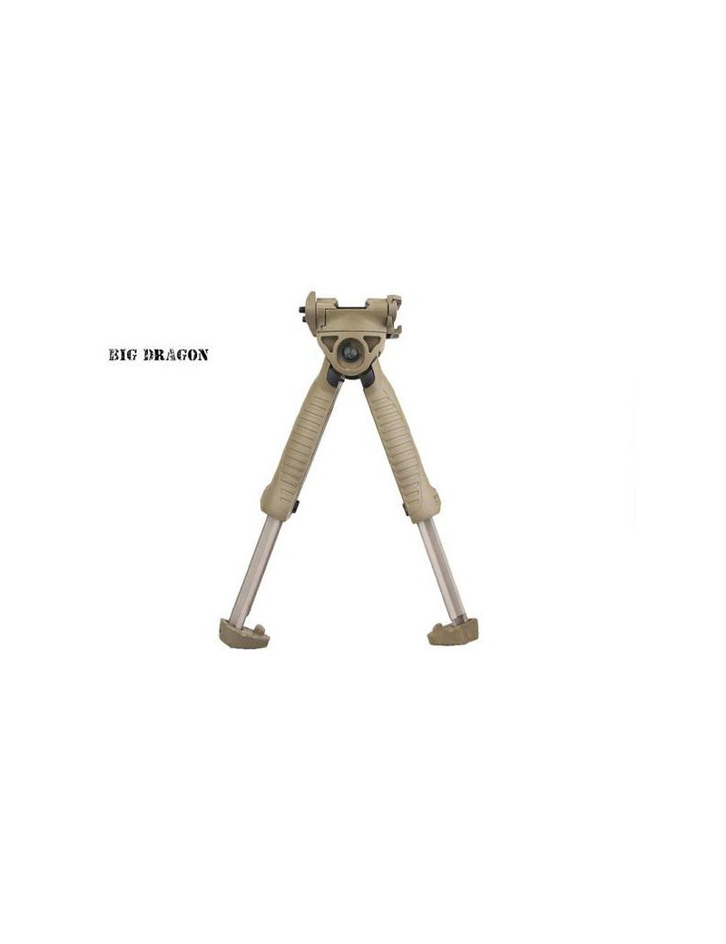 HANDLE WITH TACTICAL BIPOD T-POD G2 FD TYPE TAN BIG DRAGON [BD-8615T]
