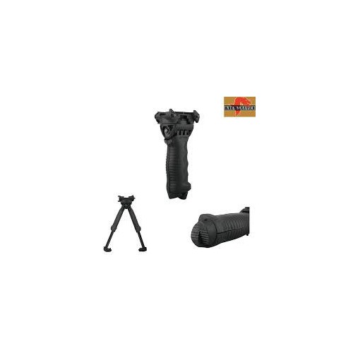 IMPUGNATURA CON BIPIEDE TATTICO T-POD G2 FD TYPE BLACK BIG DRAGON [BD-8615B]