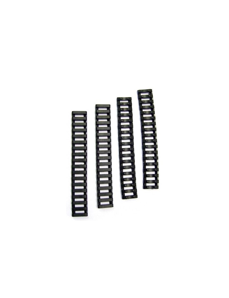 D/BOYS SET 4 COPRI SLITTE IN GOMMA MORBIDA BLACK [BI07B]