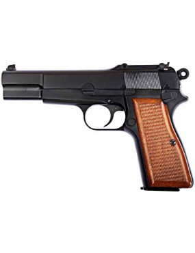 GAS BROWING MILITARY HI-POWER BLACK FULL METAL PISTOL [7526]