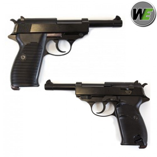 GUN WE P38 A GAS NEGRO COMPLETO METAL [7724]