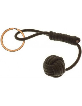 LLAVERO CON BOLA DE PARACORD VERDE [D5-JTG-38 OD]