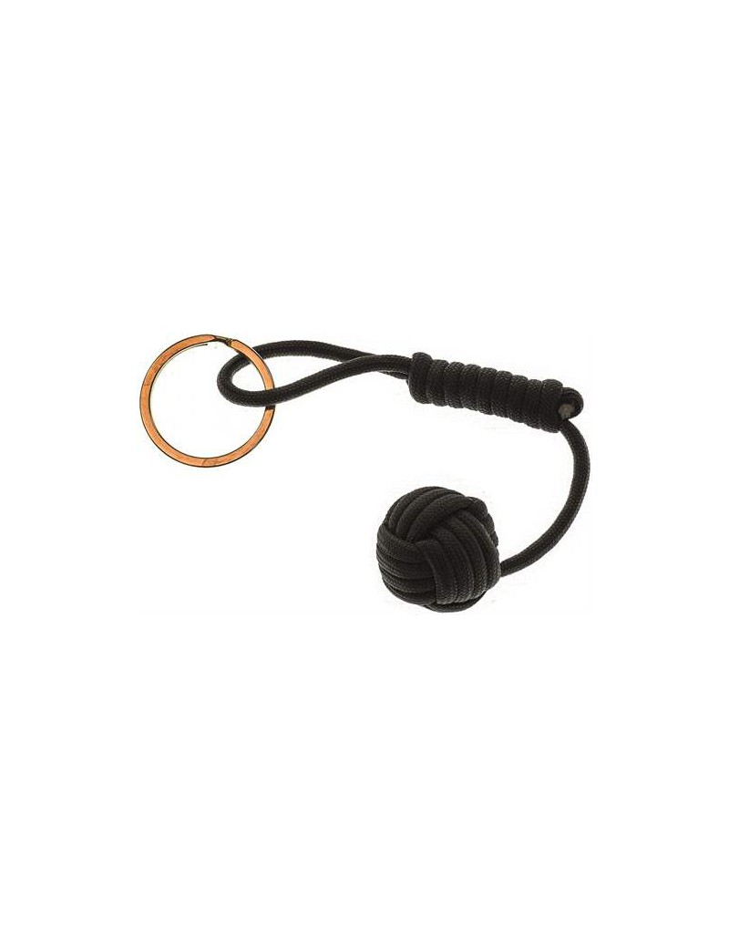 Schlüsselring mit Ball von  PARACORD SCHWARZ [D5-JTG-38 B]