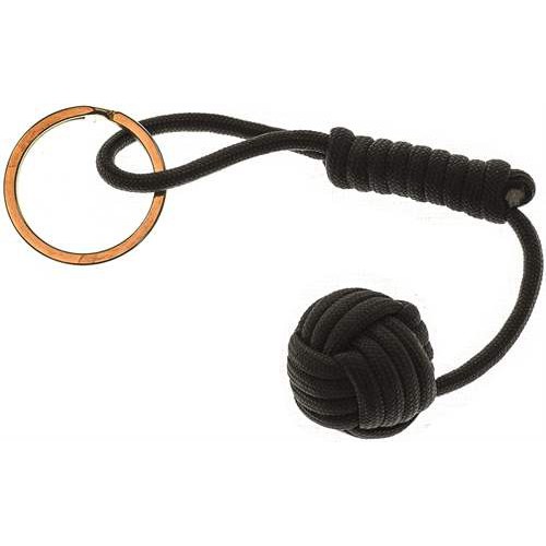Schlüsselring mit Ball von  PARACORD SCHWARZ [D5-JTG-38 B]