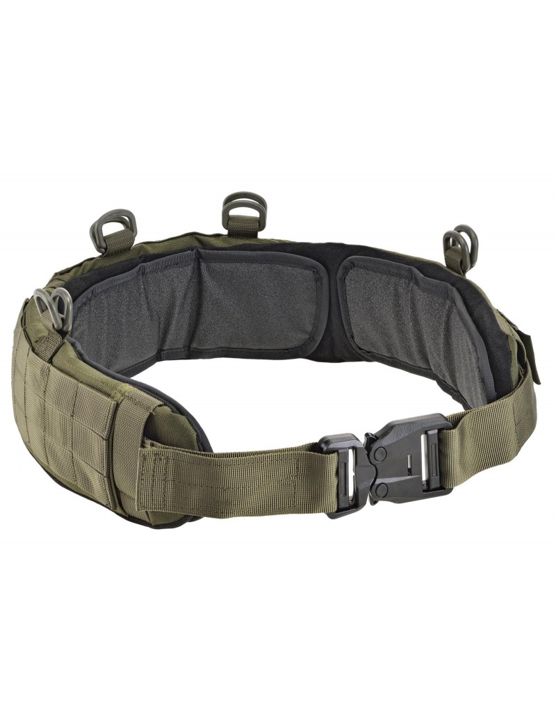 PADDED BELT WITH AUSTRIALPIN DEFCON 5 ITALIAN GREEN BUCKLE [D5-MB04 OD]
