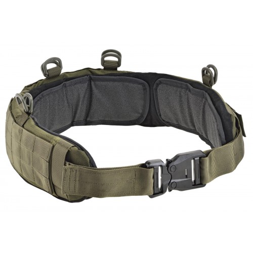 PADDED BELT WITH AUSTRIALPIN DEFCON 5 ITALIAN GREEN BUCKLE [D5-MB04 OD]