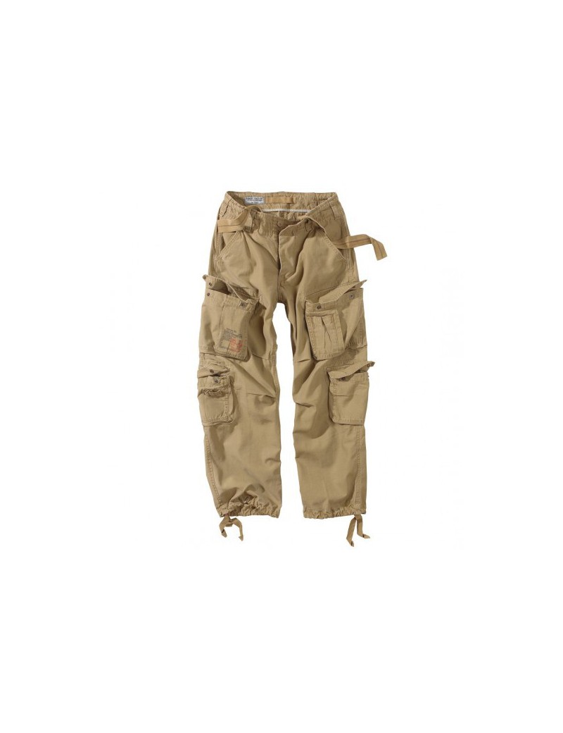 AIRBORNE SURPLUS COLOR TAN PANTS GRÖSSE L [05-3598 L]
