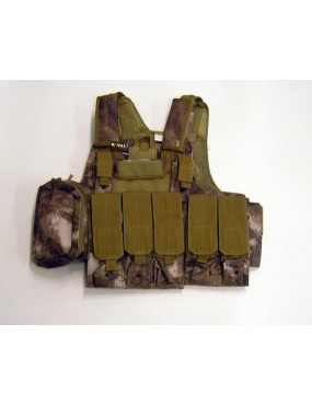 CYRAS TACTICAL A-TACS PADDED BODY WITH 10 POCKETS [V1026U]