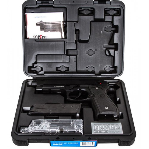 PISTOLA DE GAS G&G GPM 92F FULL METAL DESERT BLACK [GG-M92]