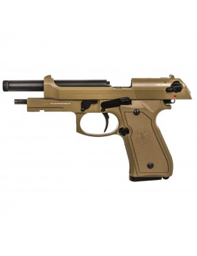 GAS PISTOL GPM 92F FULL METAL DARK EARTH G&G ARMAMENT [GG-M92T] 2