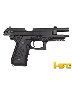 PISTOLET A GAZ B92SF POIGNEE TACTIQUE BLOWBACK FULL METAL NOIR [HG 173B] 2