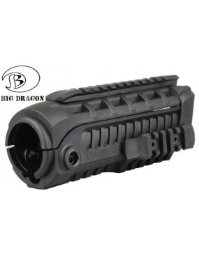 TACTICAL HANDGUARD BLACK BIG DRAGON FOR M4 SERIES [BD-3761B]