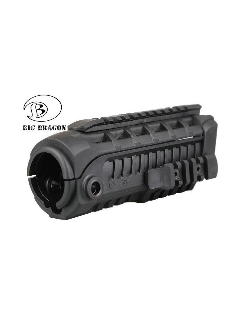 BIG DRAGON PARAMANO TATTICO NERO PER SERIE M4 [BD-3761B]