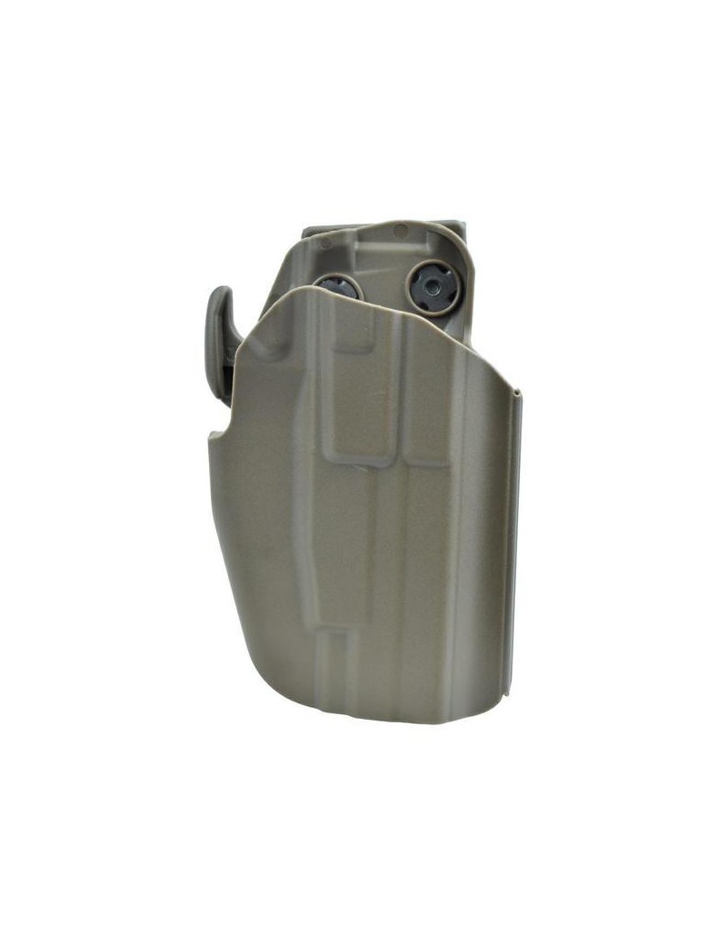 2 TAN UNIVERSAL RIGID HOLSTER FOR WOSPORT BELT [WO-GB34T]