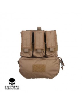 PANNEAU AVANT BRUN POUR VESTE TACTIQUE MARQUE EMERSON GEAR COLOR TAN [EM9300CB]