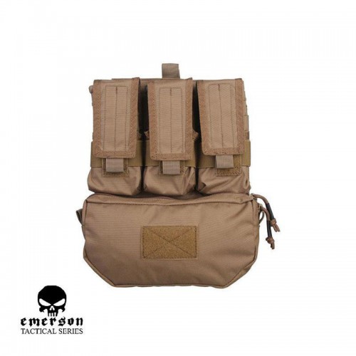 PANNELLO FRONTALE TAN PER GIUBBINO TATTICO MARCA EMERSON GEAR COLORE TAN [EM9300CB]