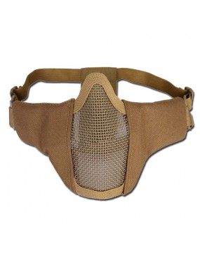 WOSPORT MASK WITH METAL GRID TAN [WO-MA42T]