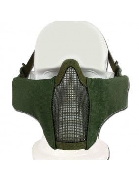 MASK WITH GREEN METAL GRID [WO-MA42V]